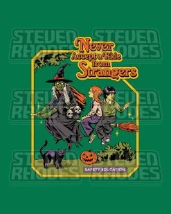 Never Accept A Ride T-Shirt -T-Shirt Shop green never accept a ride