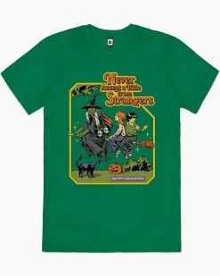 Never Accept A Ride T-Shirt -T-Shirt Shop green never accept a ride mens tshirt