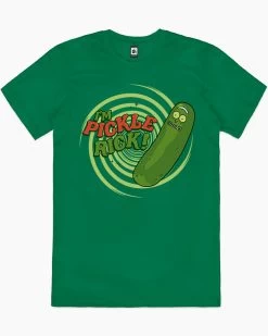 Rick And Morty Pickle Rick T-Shirt 13 Rick And Morty Pickle Rick T-Shirt -T-Shirt Shop green pickle rick mens tshirt