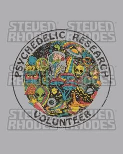 Psychedelic Research Volunteer T-Shirt -T-Shirt Shop grey psychedelic research volunteer f078332c 968e 4503 8f44 e3fc57657622