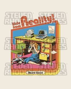 Hide From Reality T-Shirt 19 Hide From Reality T-Shirt -T-Shirt Shop natural hide from reality