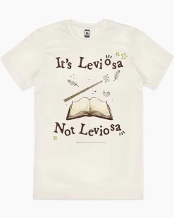 Harry Potter It's Leviosa Not Leviosa T-Shirt -T-Shirt Shop natural its leviosa not leviosa mens tshirt