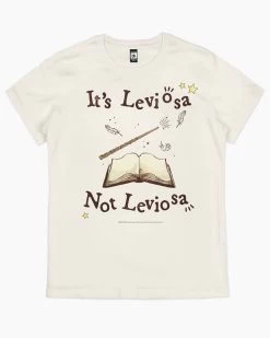 Harry Potter It's Leviosa Not Leviosa T-Shirt -T-Shirt Shop natural its leviosa not leviosa womens tshirt