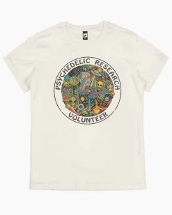 Psychedelic Research Volunteer T-Shirt -T-Shirt Shop natural psychedelic research volunteer womens tshirt