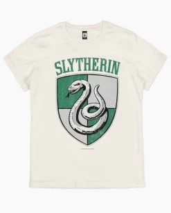 Harry Potter Slytherin Crest T-Shirt 15 Harry Potter Slytherin Crest T-Shirt -T-Shirt Shop natural slytherin crest womens tshirt