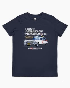 Ghostbusters Ectomobile Kids T-Shirt -T-Shirt Shop navy ecto 1 tshirt kids