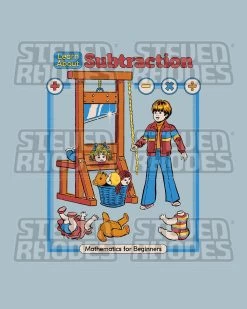 Learn About Subtraction T-Shirt -T-Shirt Shop pale blue learn about subtraction