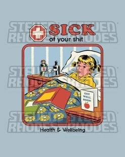 Sick Of Your Shit T-Shirt -T-Shirt Shop pale blue sick of your shit bcfa849d 856a 46ce b670 25b039c8846a