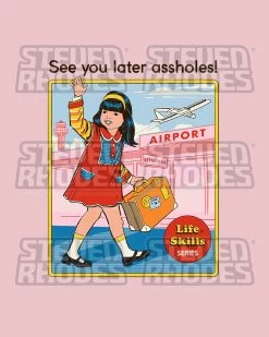 See You Later Assholes T-Shirt -T-Shirt Shop pink see you later 6754b204 5aa0 4d27 90a5 f85e377c4948