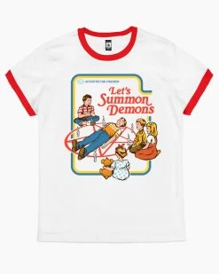 Let's Summon Demons T-Shirt 14 Let's Summon Demons T-Shirt -T-Shirt Shop red ring summon demons womens tshirt