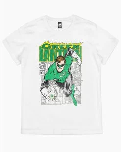 DC Green Lantern T-Shirt -T-Shirt Shop white Green Lantern womens tshirt