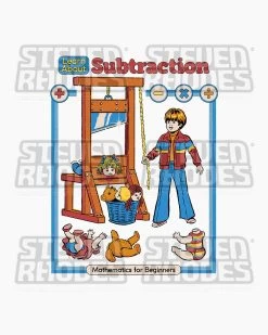 Learn About Subtraction T-Shirt -T-Shirt Shop white learn about subtraction