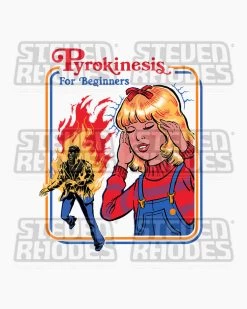 Pyrokinesis For Beginners T-Shirt -T-Shirt Shop white pyrokinesis beginners