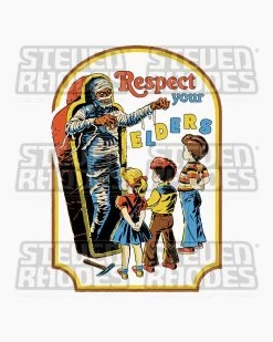 Respect Your Elders T-Shirt 15 Respect Your Elders T-Shirt -T-Shirt Shop white respect your elders