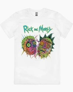 Rick And Morty Psychedelia T-Shirt 10 Rick And Morty Psychedelia T-Shirt -T-Shirt Shop white rick and morty psychedelia mens tshirt
