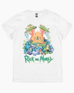 Rick And Morty Rest And Relaxation T-Shirt -T-Shirt Shop white rick and morty rest and relaxation womens tshirt